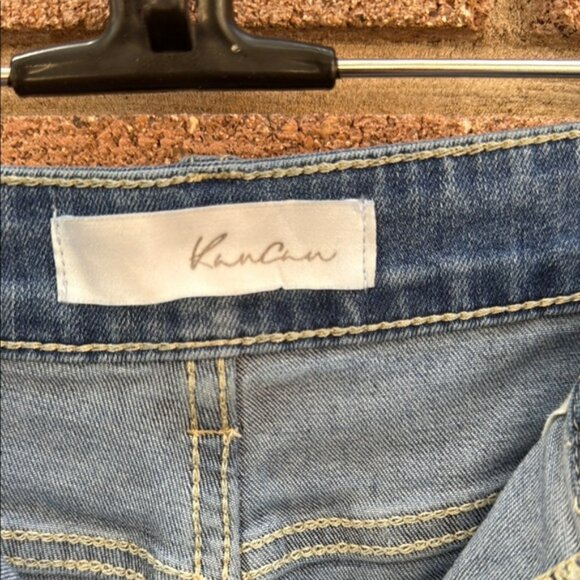 KanCan Blue Distressed Jean Shorts Relaxed Fit - Picture 2 of 9